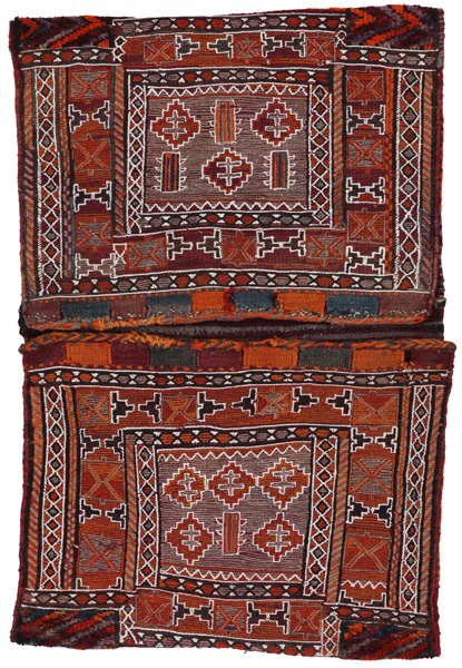 Jaf - Saddle Bag Tappeto Persiano 117x75