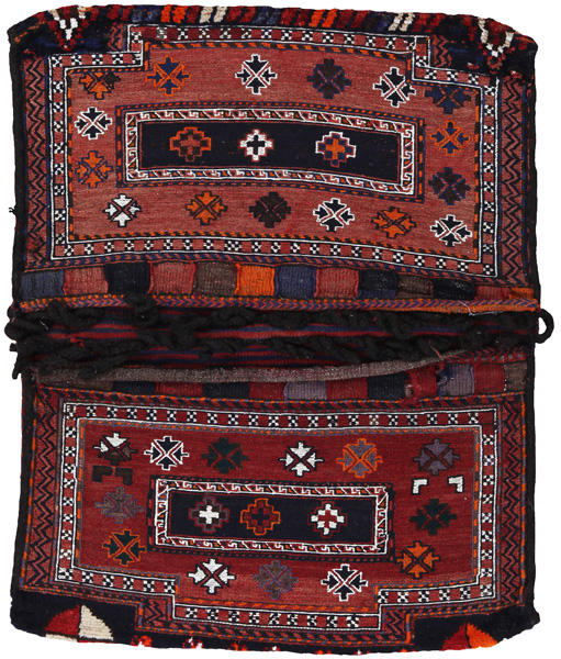 Jaf - Saddle Bag Tappeto Persiano 129x100