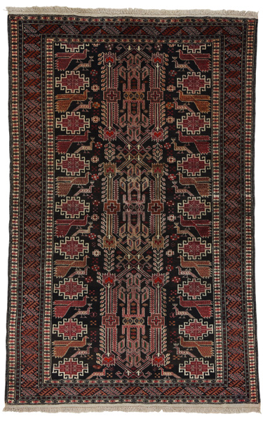 Baluch - Turkaman Tappeto Persiano 136x100