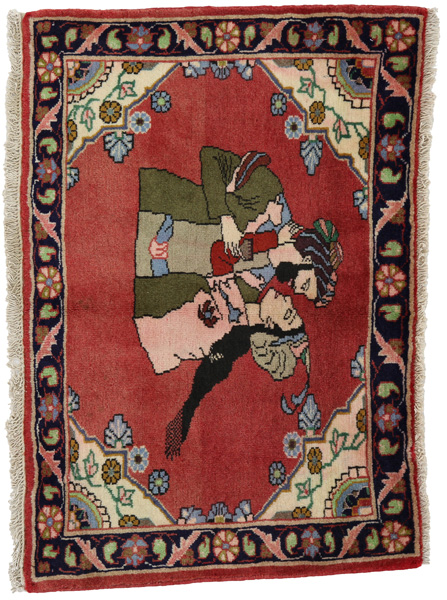 Bidjar - Kurdi Perser Teppich 60x87