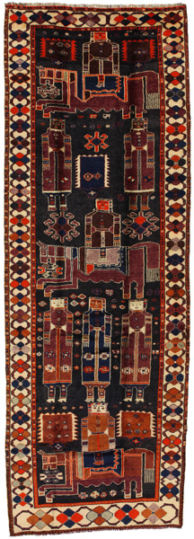 Bakhtiari - Qashqai Tappeto Persiano 441x148