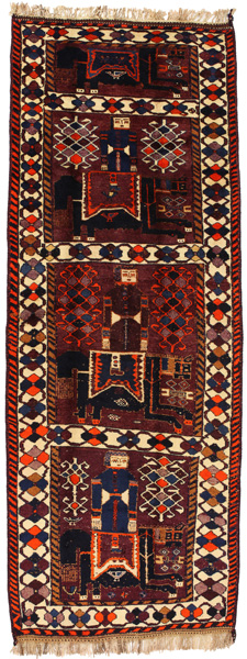 Bakhtiari - Qashqai Tappeto Persiano 401x148