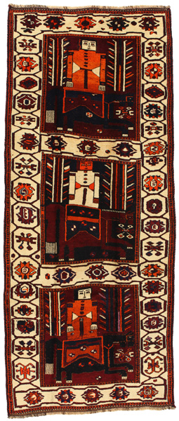 Bakhtiari - Qashqai Tappeto Persiano 374x153