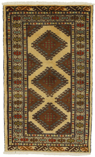 Koliai - Kurdi Tappeto Persiano 103x61