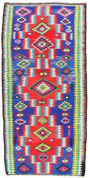 Teppich Kilim Senneh 389x185