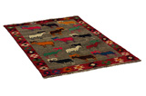 Gabbeh - Qashqai Perser Teppich 170x108 - Abbildung 1