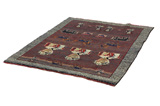Gabbeh - Qashqai Tappeto Persiano 181x132 - Immagine 2