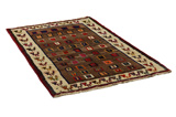 Gabbeh - Bakhtiari Perser Teppich 200x124 - Abbildung 1