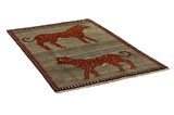 Gabbeh - Qashqai Perser Teppich 196x122 - Abbildung 1