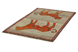 Gabbeh - Qashqai Perser Teppich 196x122 - Abbildung 2