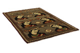 Gabbeh - Qashqai Perser Teppich 249x154 - Abbildung 1