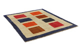 Gabbeh - Bakhtiari Tappeto Persiano 186x163 - Immagine 1