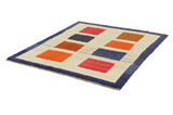 Gabbeh - Bakhtiari Tappeto Persiano 186x163 - Immagine 2