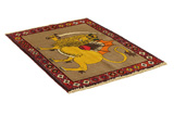 Kashkooli - Gabbeh Tappeto Persiano 140x104 - Immagine 1