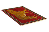 Kashkooli - Gabbeh Tappeto Persiano 128x82 - Immagine 1