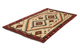 Qashqai - Gabbeh Perser Teppich 228x132 - Abbildung 2