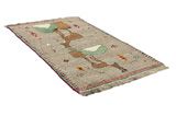Gabbeh - Qashqai Perser Teppich 200x124 - Abbildung 1