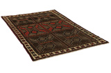 Bakhtiari - Gabbeh Perser Teppich 214x134 - Abbildung 1
