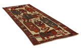 Bakhtiari - Qashqai Perser Teppich 342x128 - Abbildung 1