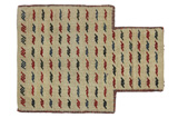 Qashqai - Saddle Bag Perser Teppich 47x35 - Abbildung 1