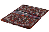 Jaf - Saddle Bag Tapis Persan 125x86 - Image 1