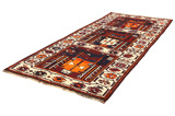 Bakhtiari - Qashqai Tappeto Persiano 374x153 - Immagine 2