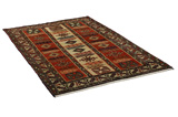 Gabbeh - Qashqai Perser Teppich 217x133 - Abbildung 1