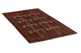 Bakhshayeh - Turkaman Perser Teppich 193x105 - Abbildung 1